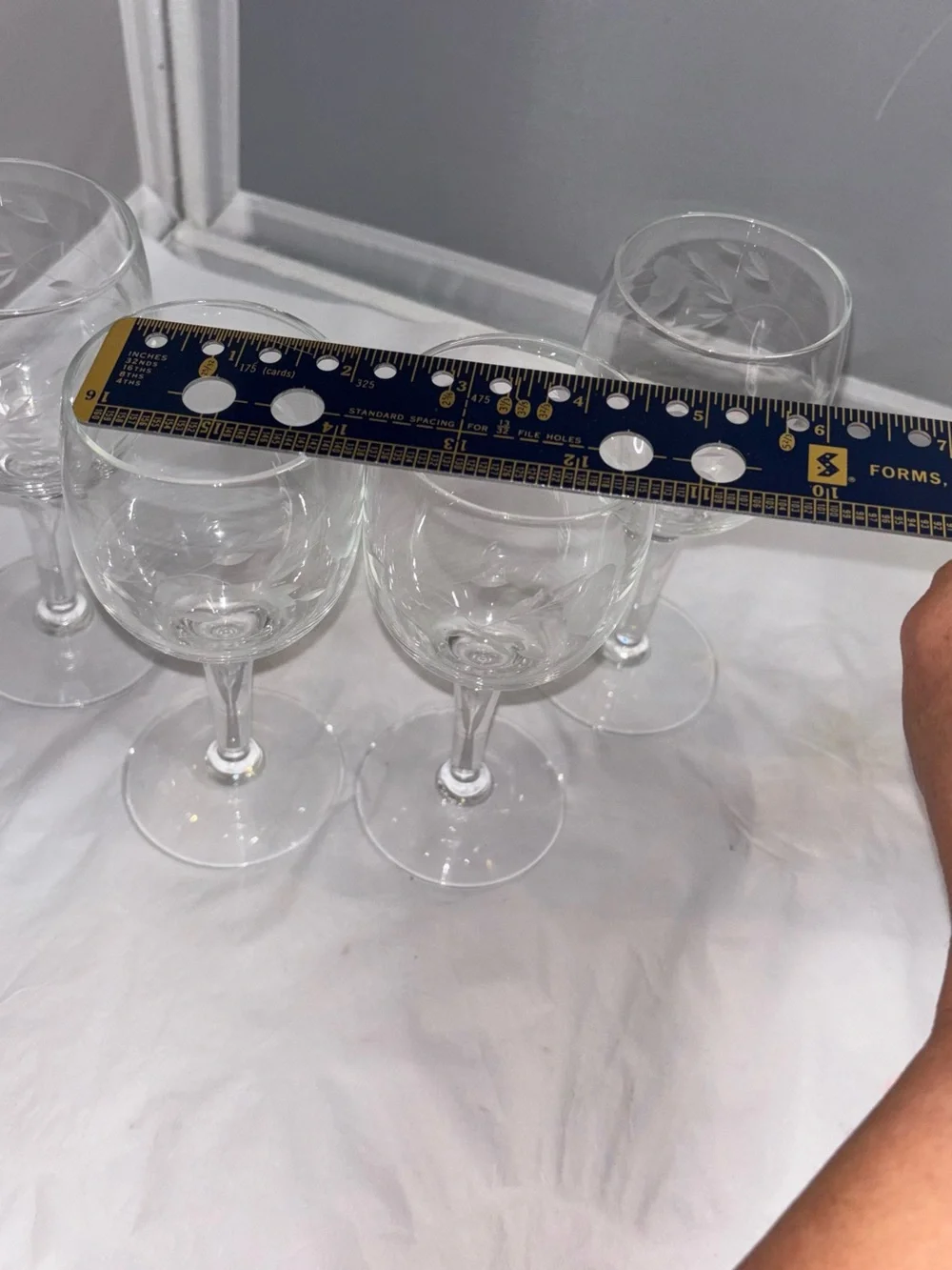 4 Princess house, small wine or port glasses Heritage